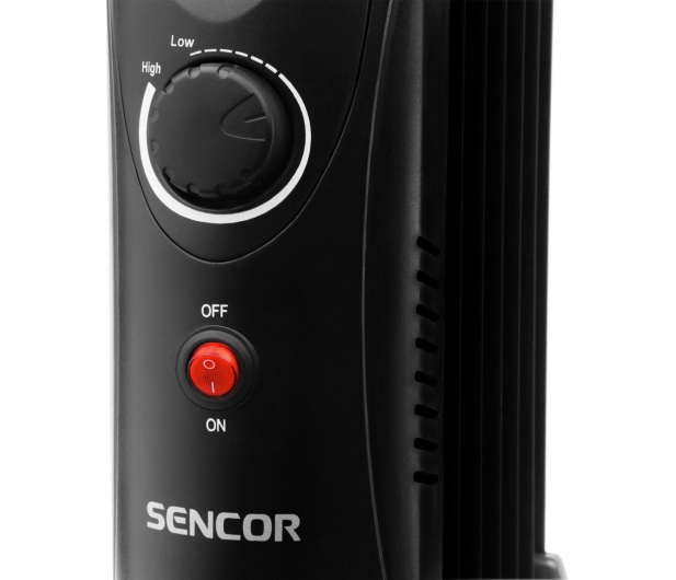 Sencor Elektryczny grzejnik olejowy SOH 2107BK - 1457709 - zdjęcie 4